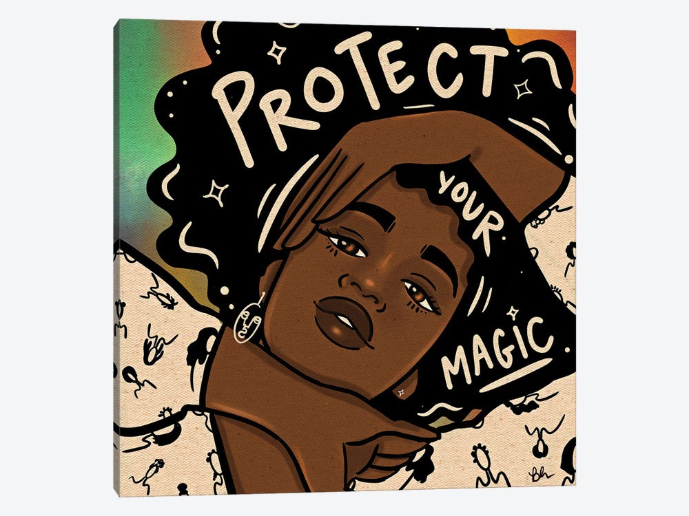Protect Your Magic by Bri Pippens 1-piece Canvas Art Print