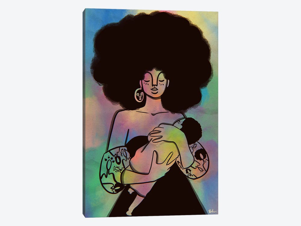 Mother And Child by Bri Pippens 1-piece Art Print