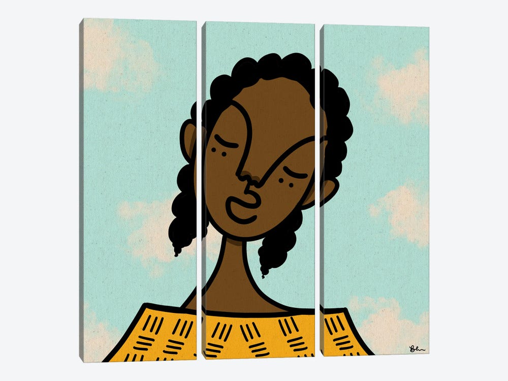 Blissful by Bri Pippens 3-piece Canvas Print