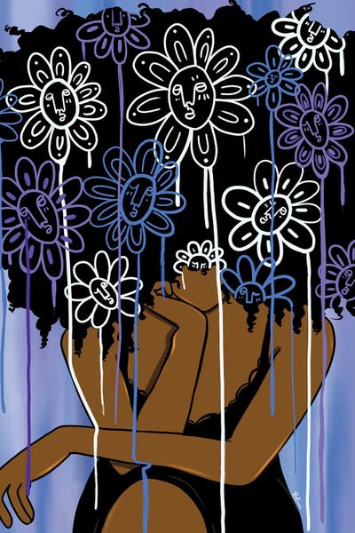 Dripping Petals by Bri Pippens canvas print