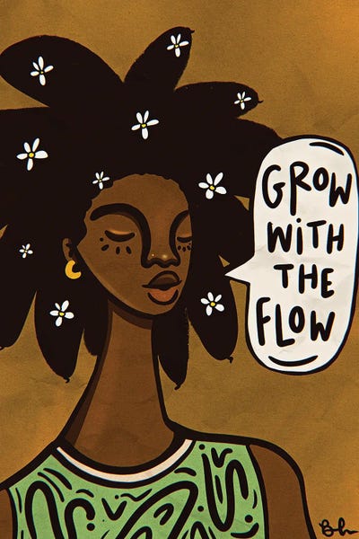 Grow With The Flow by Bri Pippens art print