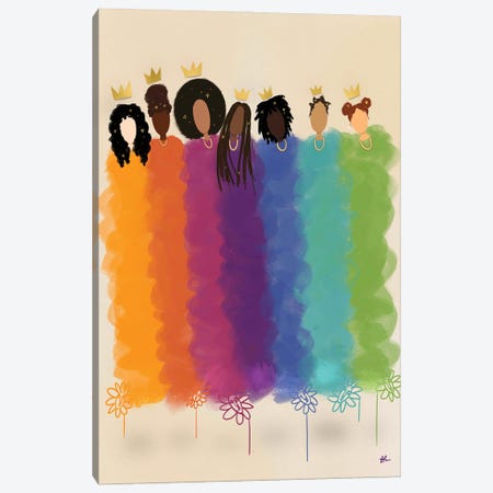Dream Queens Canvas Print #BRP132} by Bri Pippens Canvas Print