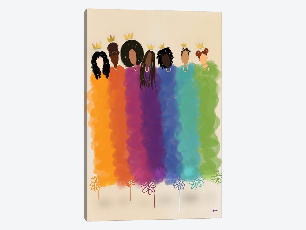 Dream Queens by Bri Pippens 1-piece Canvas Artwork