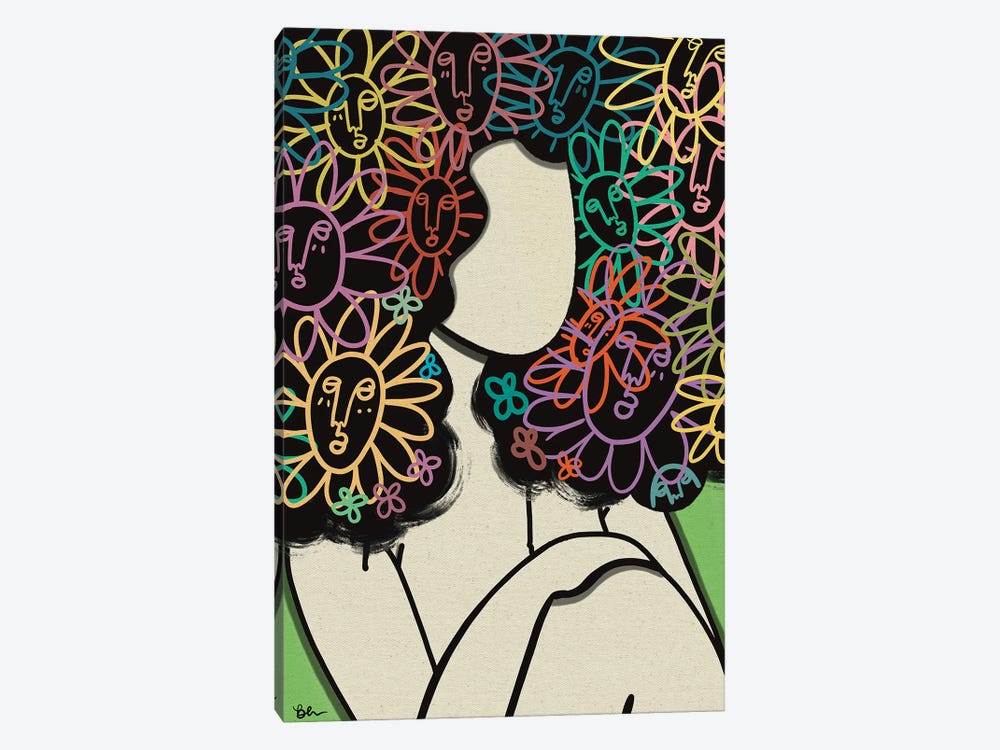 Sour Flower by Bri Pippens 1-piece Canvas Art