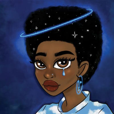 Star Gazing by Bri Pippens canvas print