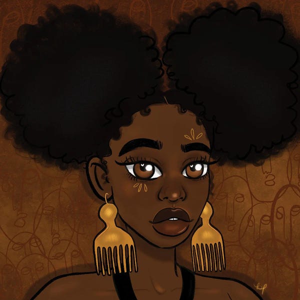 Black Lives Matter: Afro Puffs by Bri Pippens