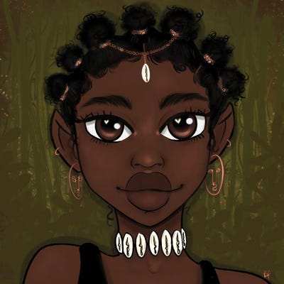 Nubia by Bri Pippens art print