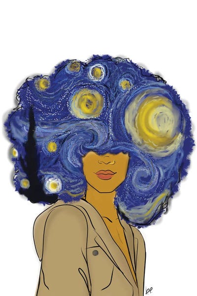 Creativity: Afro Starry Nights by Bri Pippens