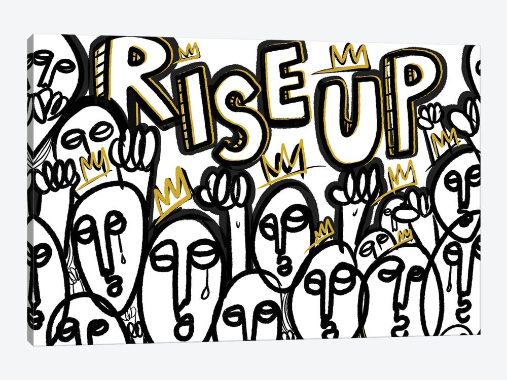 Rise Up II by Bri Pippens 1-piece Canvas Art Print