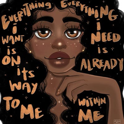 Affirm It by Bri Pippens art print