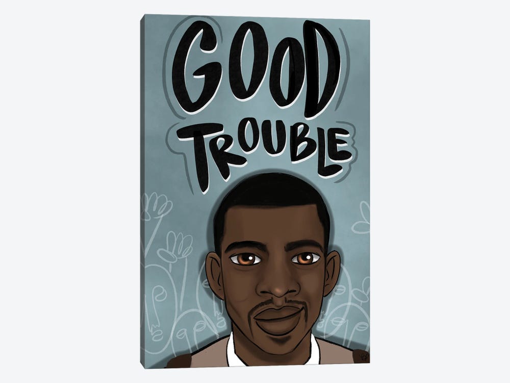 Good Trouble by Bri Pippens 1-piece Canvas Art