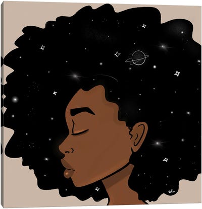 Cosmic Thoughts Canvas Art Print - Bri Pippens