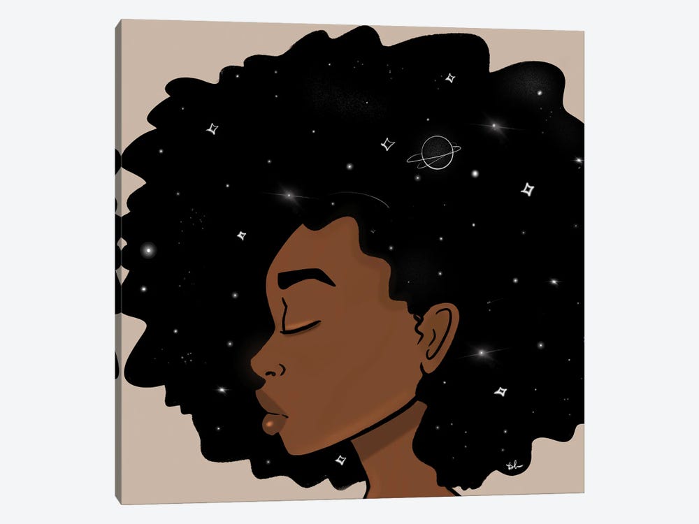 Cosmic Thoughts by Bri Pippens 1-piece Canvas Art