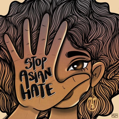 Stop Asian Hate by Bri Pippens art print