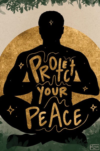 Inspirational Office: Protect Your Peace by Bri Pippens