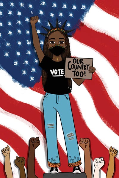 American Flags: Our Country Too by Bri Pippens