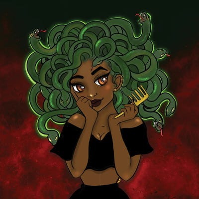 Medusa by Bri Pippens canvas print