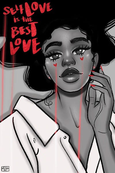 Black & White & Red: Self Love by Bri Pippens