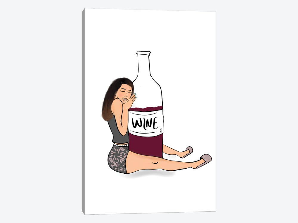 Wine Down II by Bri Pippens 1-piece Canvas Art Print