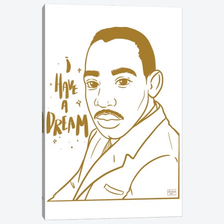 I Have A Dream Canvas Print #BRP76} by Bri Pippens Canvas Print