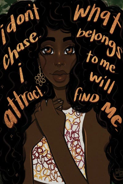 I Attract by Bri Pippens art print