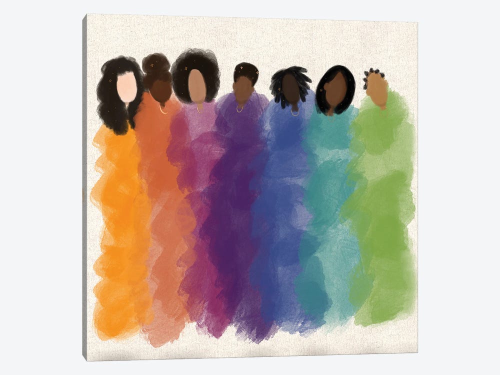 Dream Girls by Bri Pippens 1-piece Canvas Print