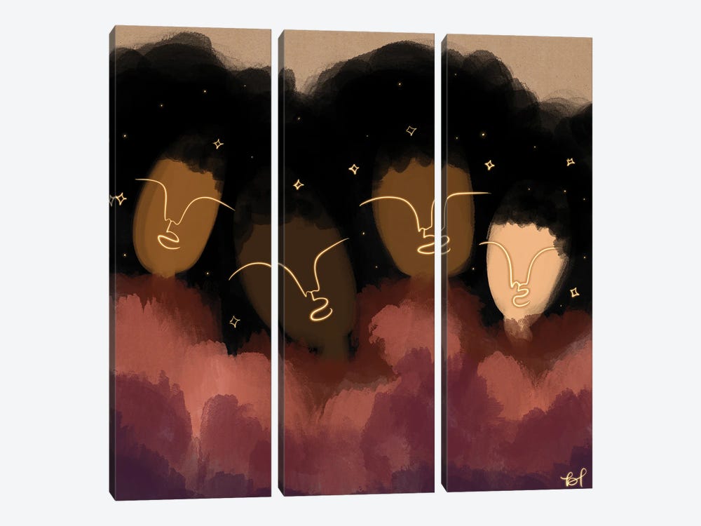 God Mothers by Bri Pippens 3-piece Canvas Wall Art