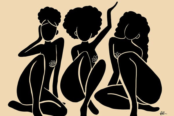 Black & Beige: Pose III by Bri Pippens