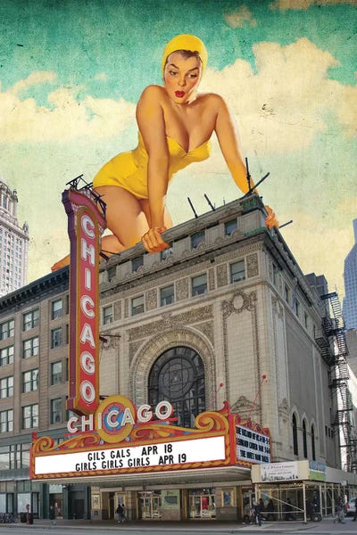 Women's Swimsuits: Chicago Pinup by Jason Brueck