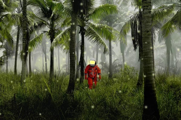 Kids Astronomy & Space Art: Guiding Lights by Jason Brueck