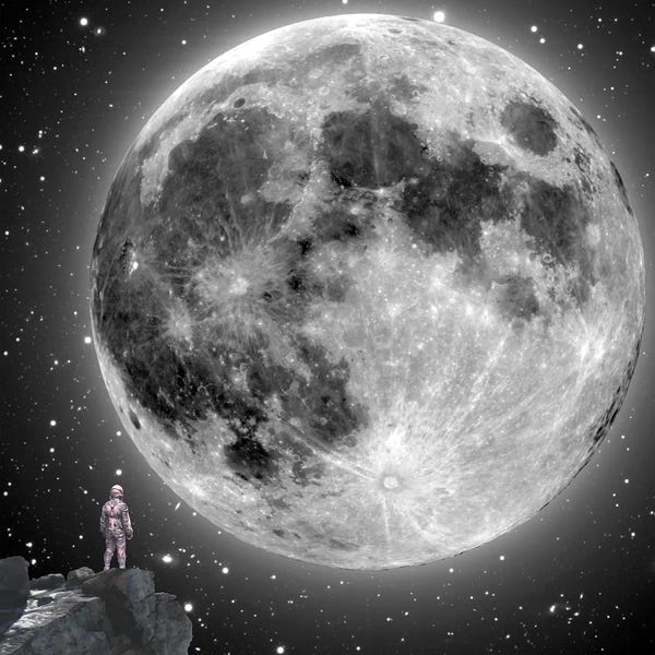 Kids Astronomy & Space Art: Moonstruck by Jason Brueck