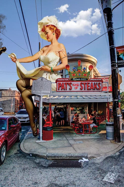 Philly Pinup by Jason Brueck wall art