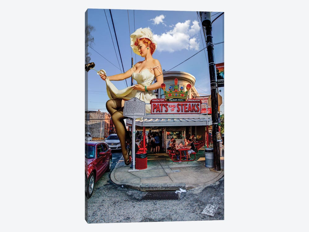 Philly Pinup by Jason Brueck 1-piece Canvas Print