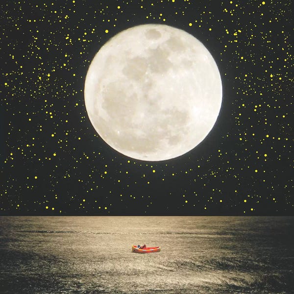 Kids Astronomy & Space Art: A Prayer To Genevieve by Jason Brueck