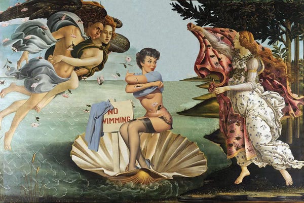 Birth Of Venus: Water Birth by Jason Brueck
