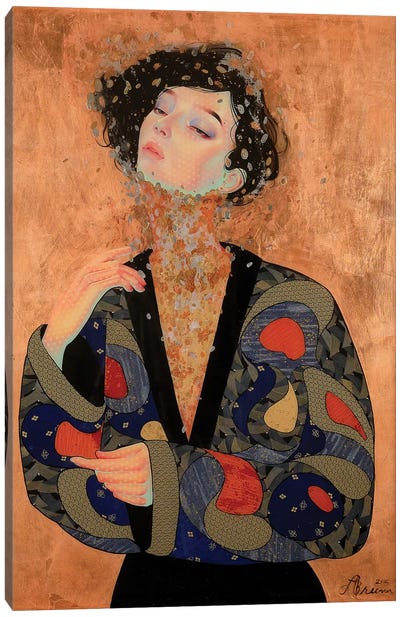 Shakudo Canvas Art Print - Women's Coat & Jacket Art