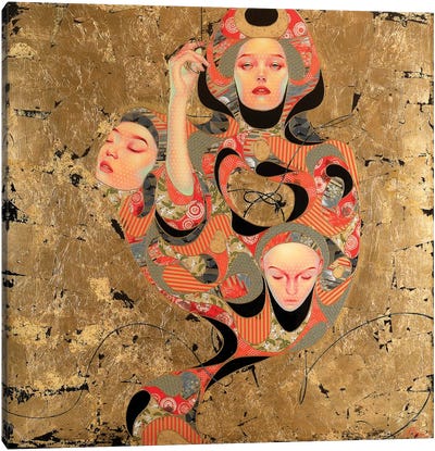 Tsunagaru Canvas Art Print - All Things Klimt