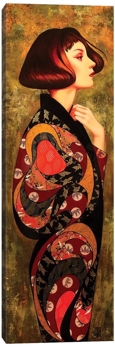 Iris Canvas Art Print - Artists Like Klimt