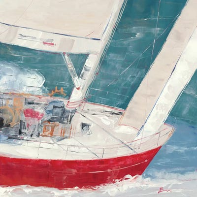 Crimson Plunge by John Burrows canvas print