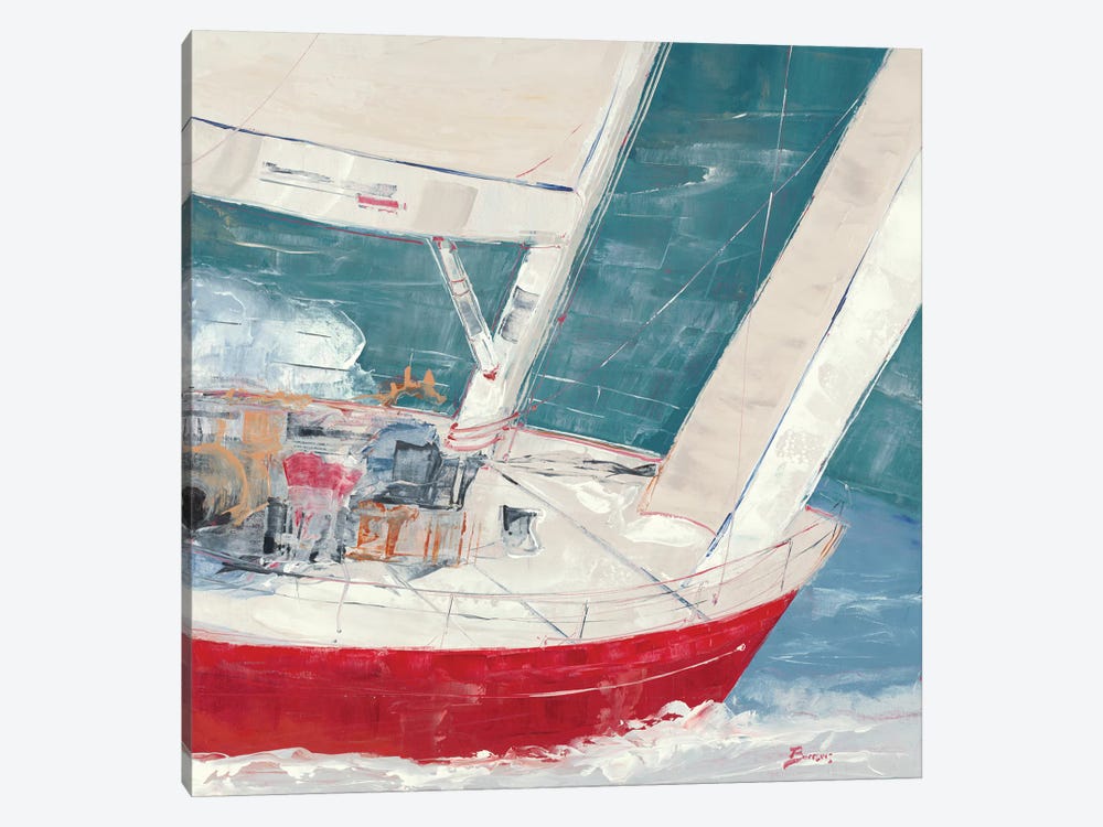 Crimson Plunge by John Burrows 1-piece Canvas Print
