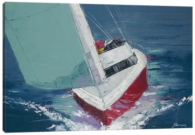 Day Sailing Canvas Art Print