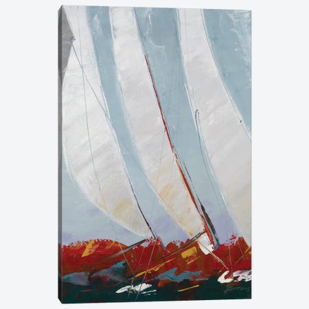 Racing the Wind Canvas Print #BRW22} by John Burrows Canvas Wall Art