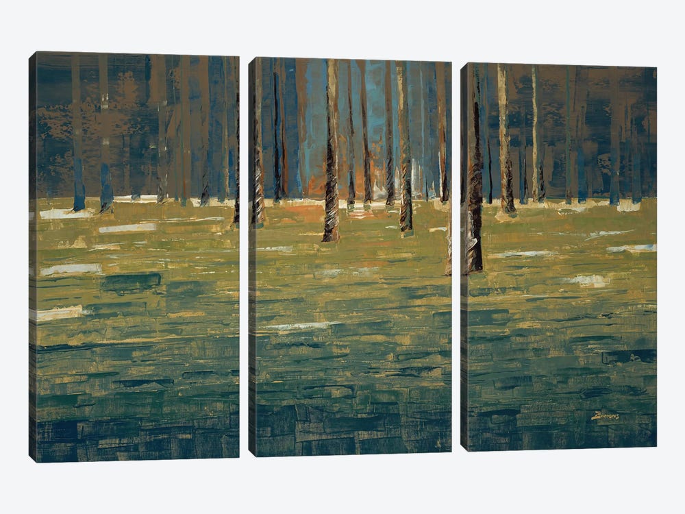 Forest Twilight by John Burrows 3-piece Art Print