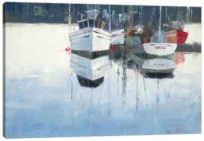 Dock Tight Canvas Art Print
