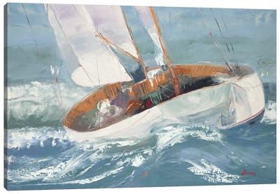 Out to Sea Canvas Art Print