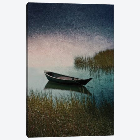 Moonlight Paddle Canvas Print #BRY17} by Brooke T. Ryan Canvas Wall Art