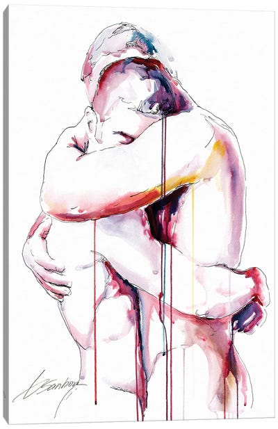 Our Forever Love Part 2 Canvas Art Print - Male Nude Art