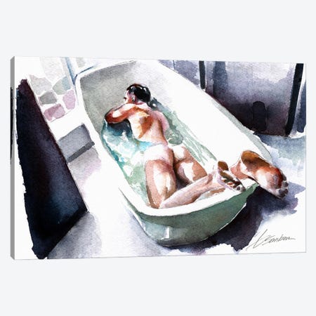 Bathing Canvas Print #BSB10} by Brenden Sanborn Art Print