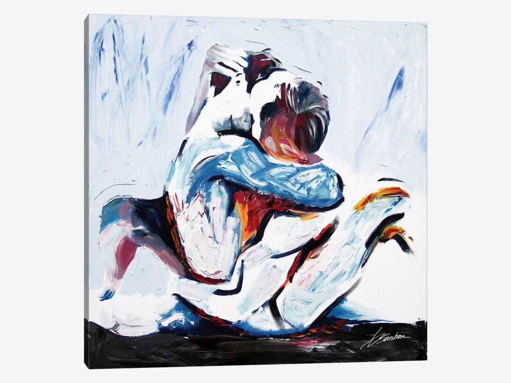 Love Heat Generated by Brenden Sanborn 1-piece Canvas Art