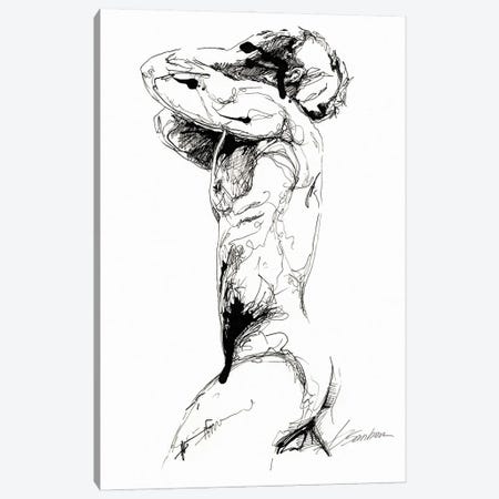 The Strength Of His Mind Canvas Print #BSB142} by Brenden Sanborn Canvas Art